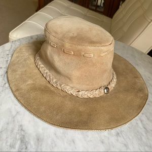 Banana Republic Genuine Leather Braided Hat